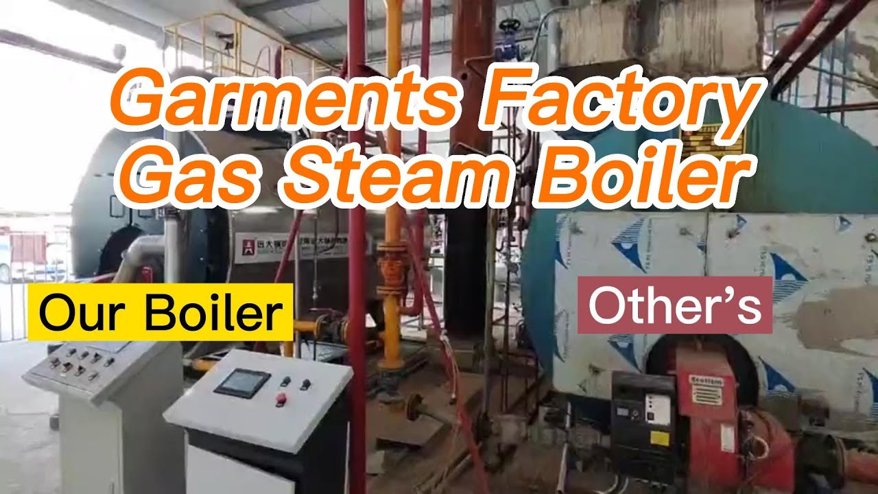 Garments Factory Use Steam Boiler 2000kg/hr, Automatic Horizontal Fire Tube Boiler