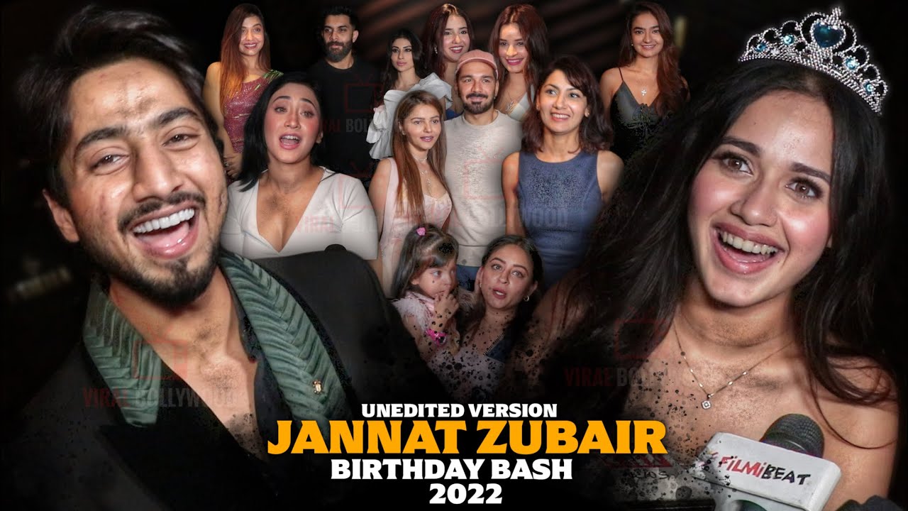 Jannat Zubair Birthday Bash 2022 | COMPLETE VIDEO | Faisu, Rubina, Shivangi, Sriti, Divya, Anushka