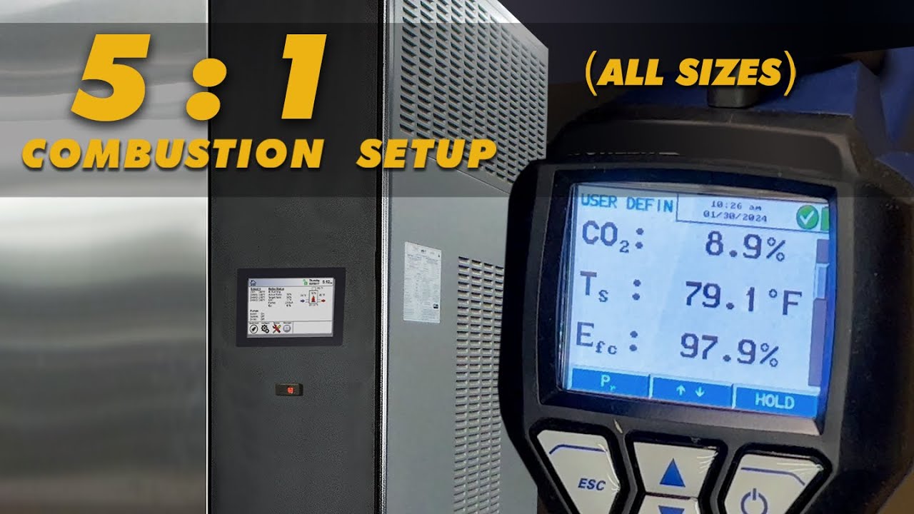 MagnaTherm 5 to 1, Combustion Setup