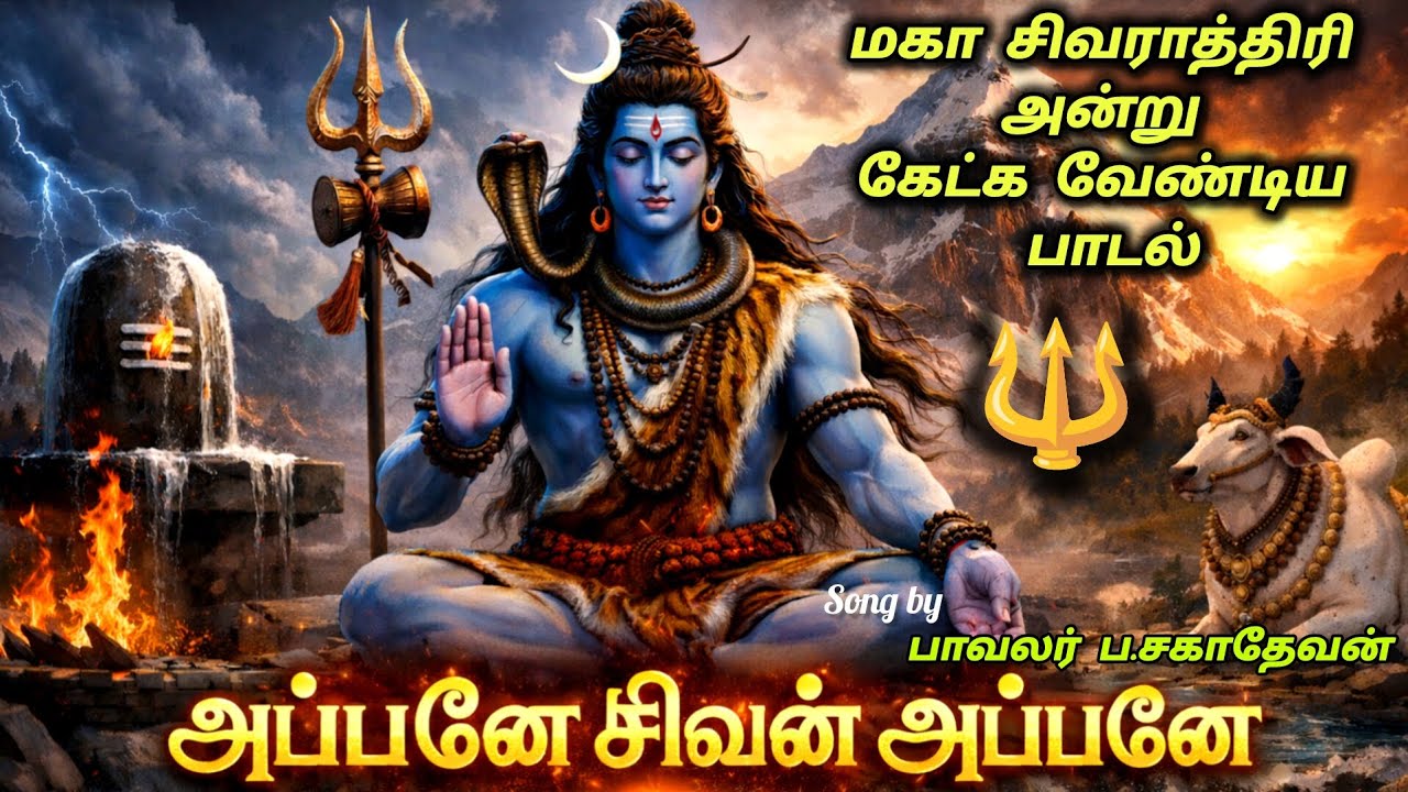 Appane Shivan Appane | God Sivan Song| New Album Song| Tamil Song| Saha Songs World 