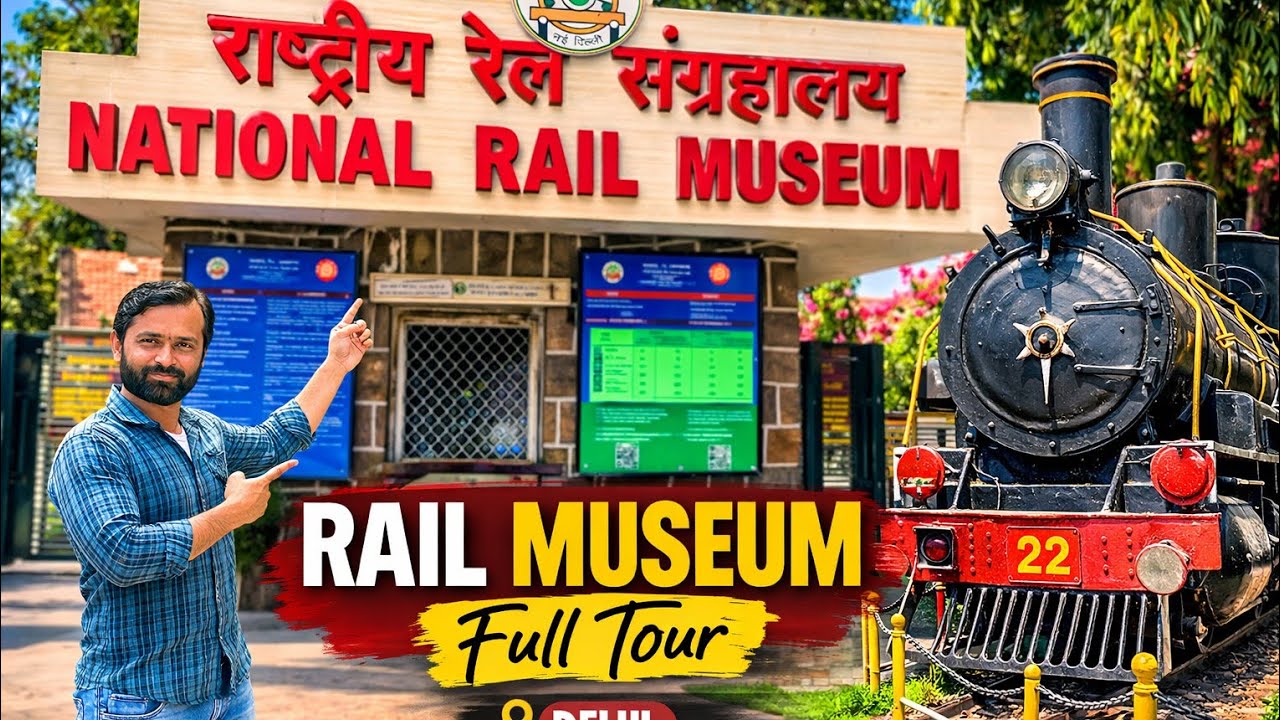 Rail Museum 🚂 Delhi Inside Tour 😲 | 100 Saal Purani Train Dekhkar Hairan Ho Gaya