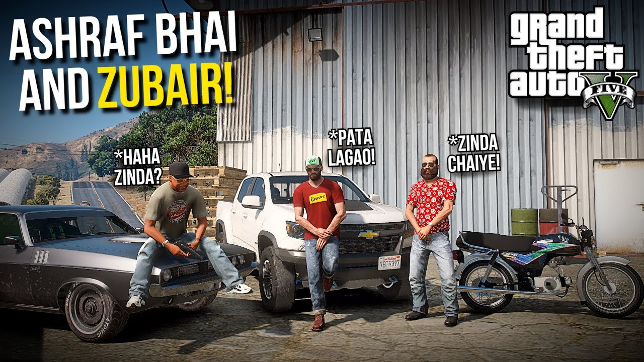 ASHRAF BHAI FINDING MEHRAN WITH TREVOR! | GTA 5 MODS PAKISTAN