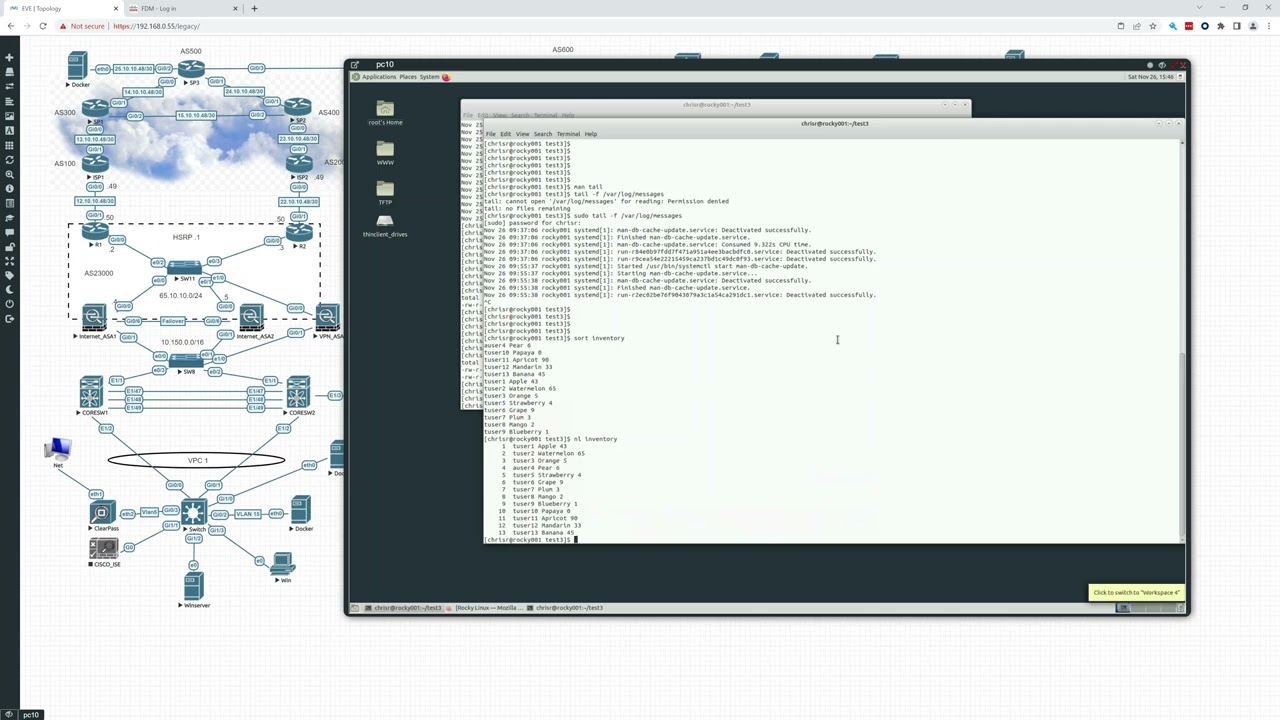 Введение в Linux - Rocky Linux 9 - Команды Linux - head, tail, cut, wc