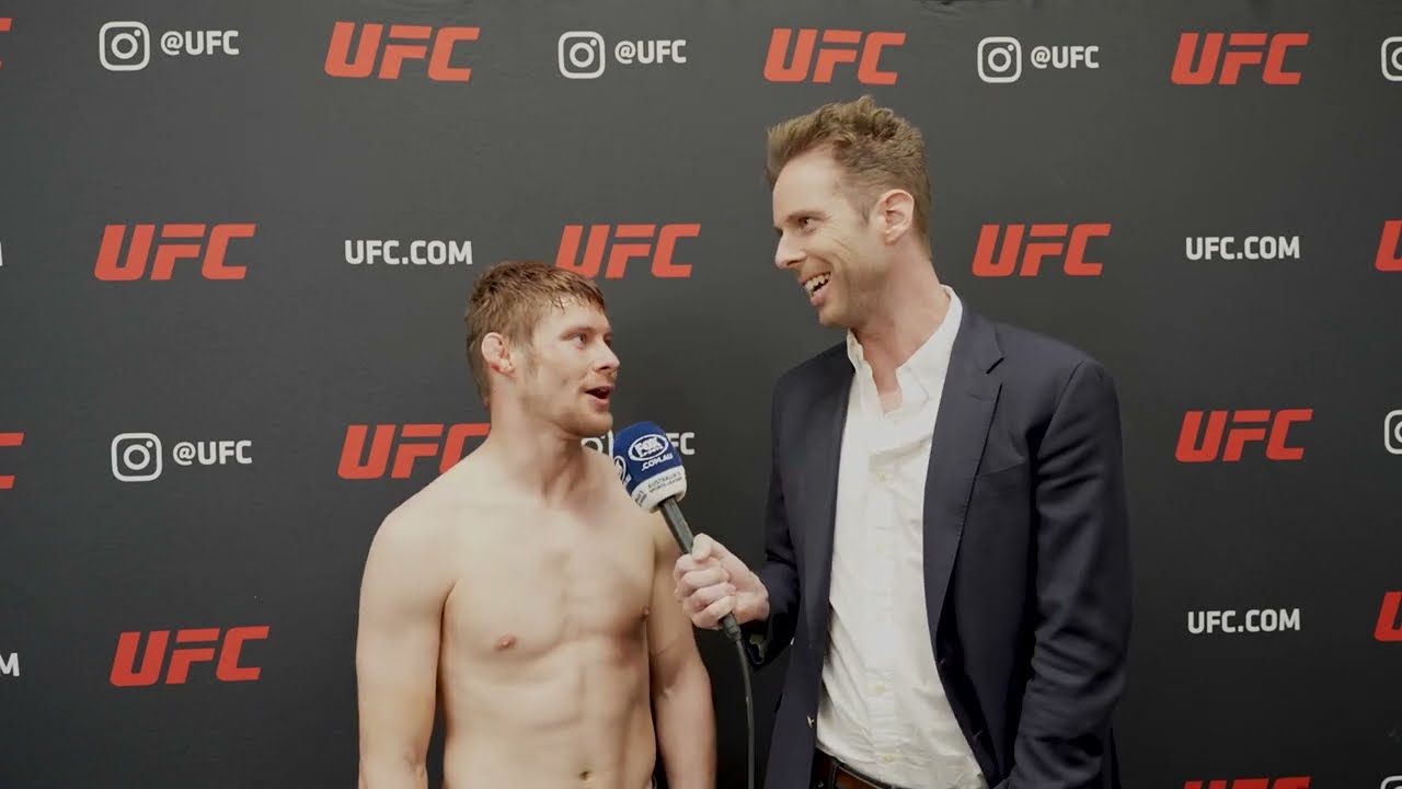 UFC 272 post-fight interview - Bryce Mitchell's Aussie accent, discusses Dana White donation