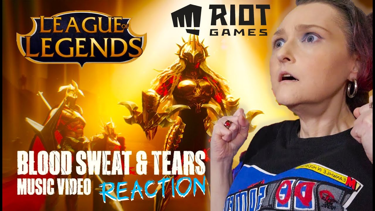 League of Legends Reaction! 'Blood Sweat & Tears' Music Video!