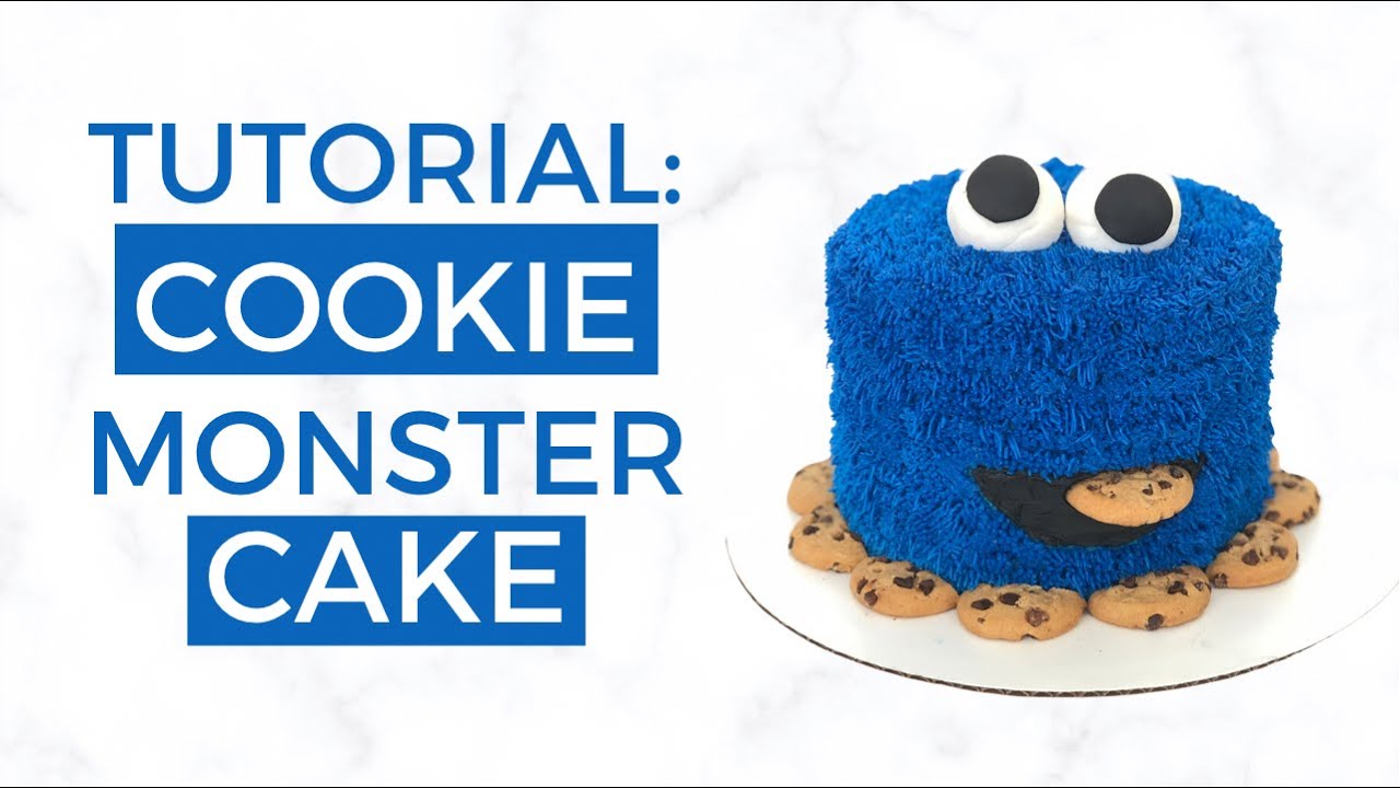 How to make a Cookie Monster Cake | SUGAR PLUM SWEET TART