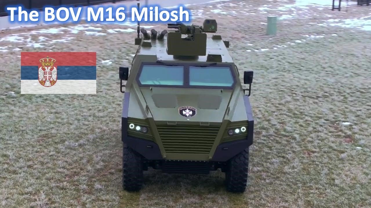 The Serbian Armed Forces launches the Milosh, a 4X4 multipurpose combat vehicle