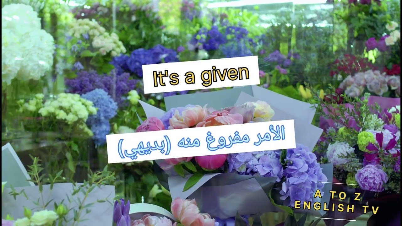 اتعلم كل يوم جملة انجليزي جديدة مع a to z English TV Day 25