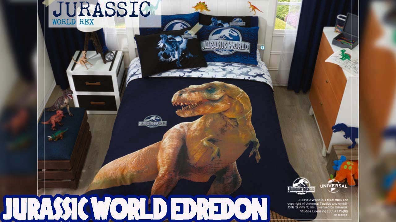 Jurassic world fallen kingdom edredon t-rex unboxing review