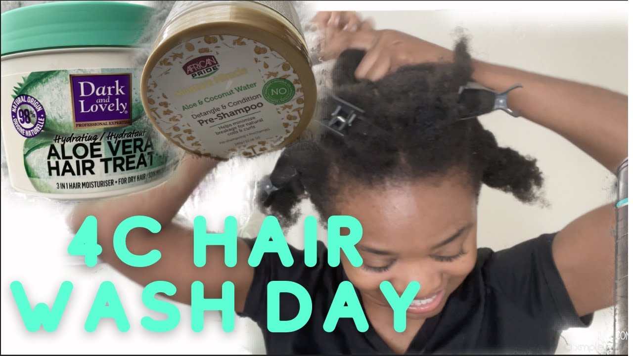 4C Hair Wash day |Full wash day routine| 4cHair| Detangling|Darkandlovely |African|LOC |SouthAfrica