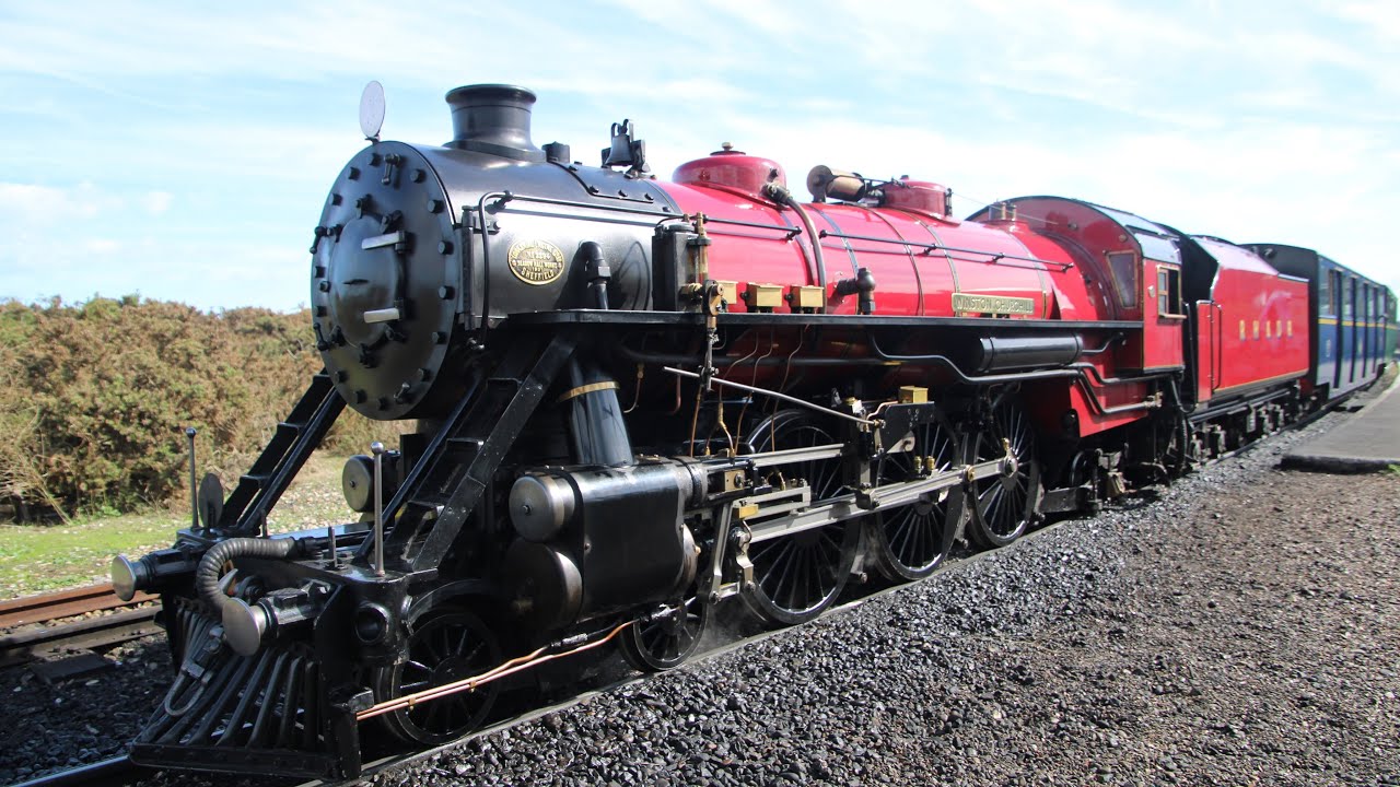 Winston Churchill at speed on the RHDR