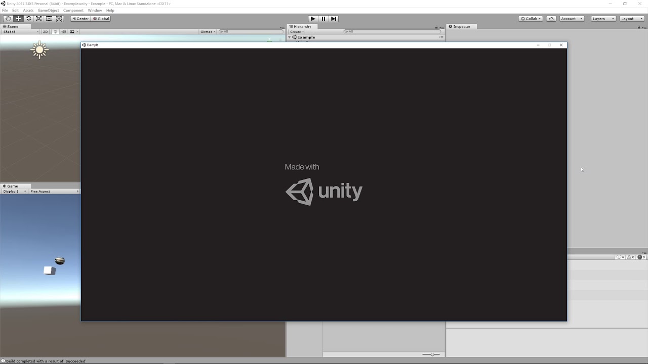 Unity - lesson 6 - input