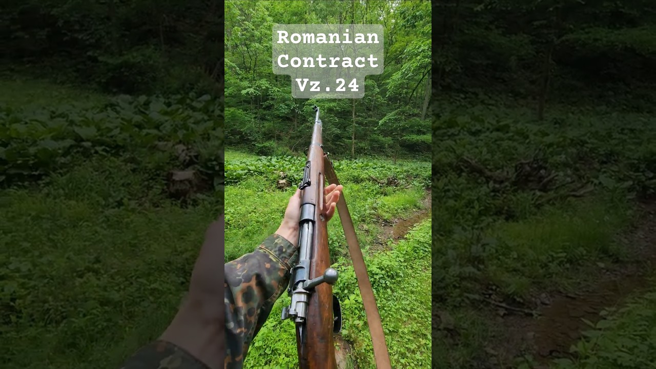 Romanian Contract Vz.24 POV Shooting #history #ww2