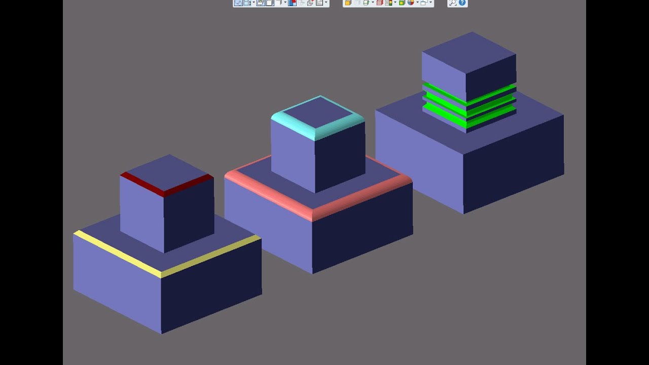 GibbsCAM, using Chamfer, Corner Rounder, and custom tool shapes