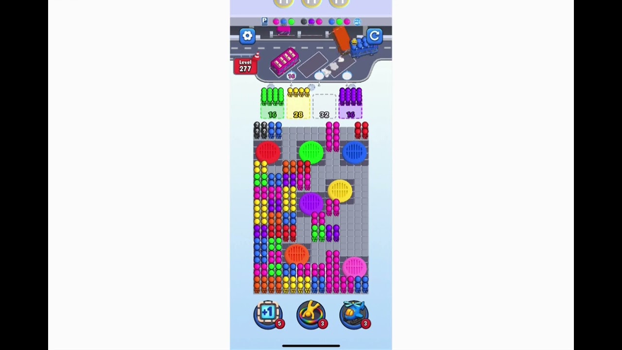 Hole Trap Jam the Bus Level 277