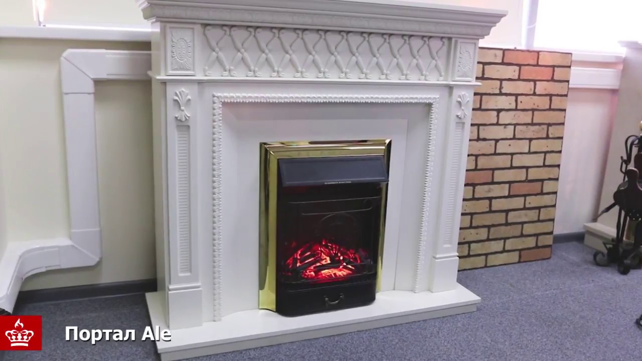 Royal Flame портал Alexandria с очагом  Majestic  BR белый дуб