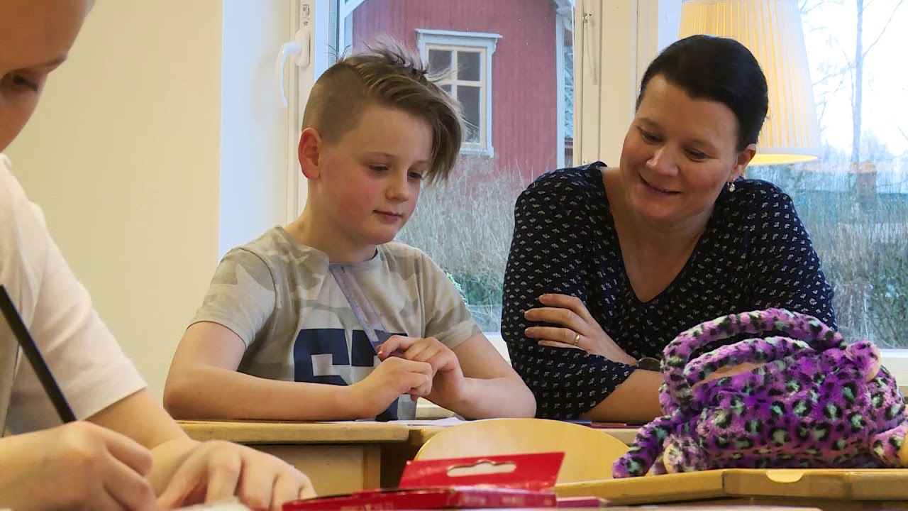 F&ouml;rsta skoldagen i modulerna p&aring; Vikstaskolan