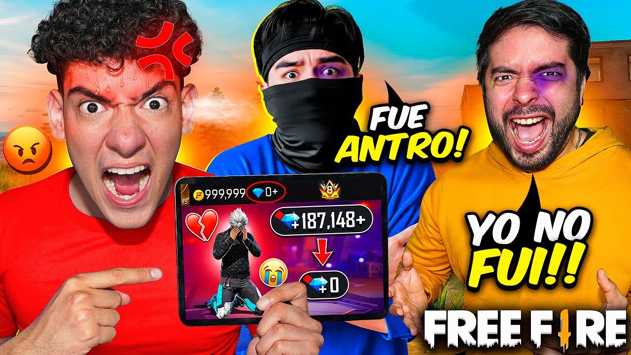 LE GASTAMOS TODOS sus DIAMANTES a DONATO en FREE FIRE!🤯SE TERMINO LA AMISTAD!😥 #freefire #donato 