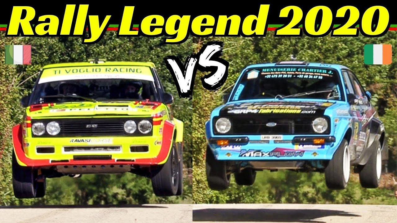 Paolo Diana vs Frank Kelly - Rally Legend 2020 San Marino - Virtual Comparison + Split-Screen Show!