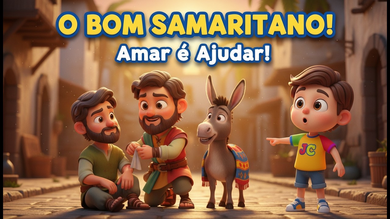 O Bom Samaritano em Canção! 💛 Aprenda a Ajudar Cantando!