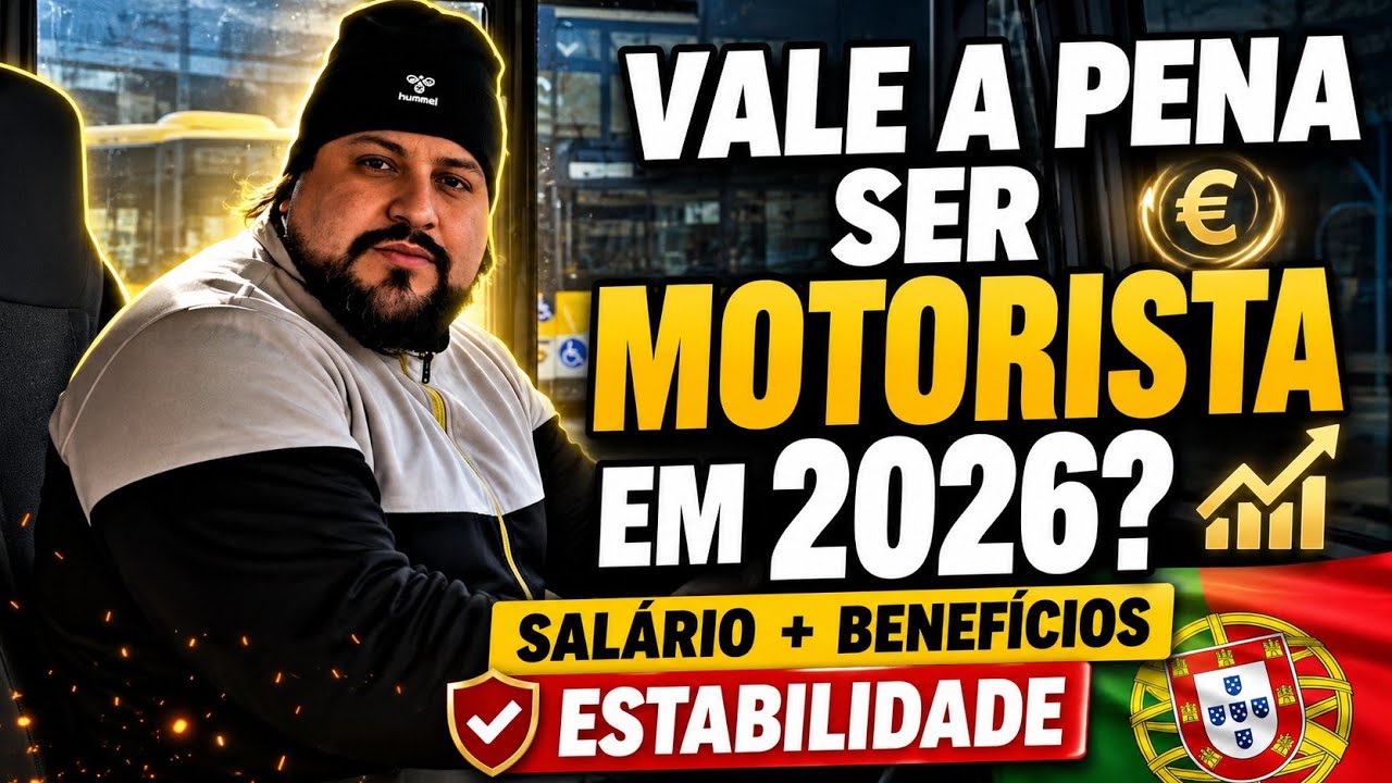 &ldquo;Motorista de autocarro em Portugal: sal&aacute;rio atualizado 2026, benef&iacute;cios e qualidade de vida&rdquo; ✅