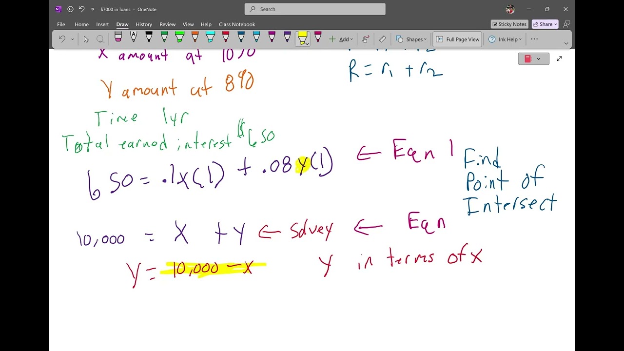Simple Interst Word Problems default