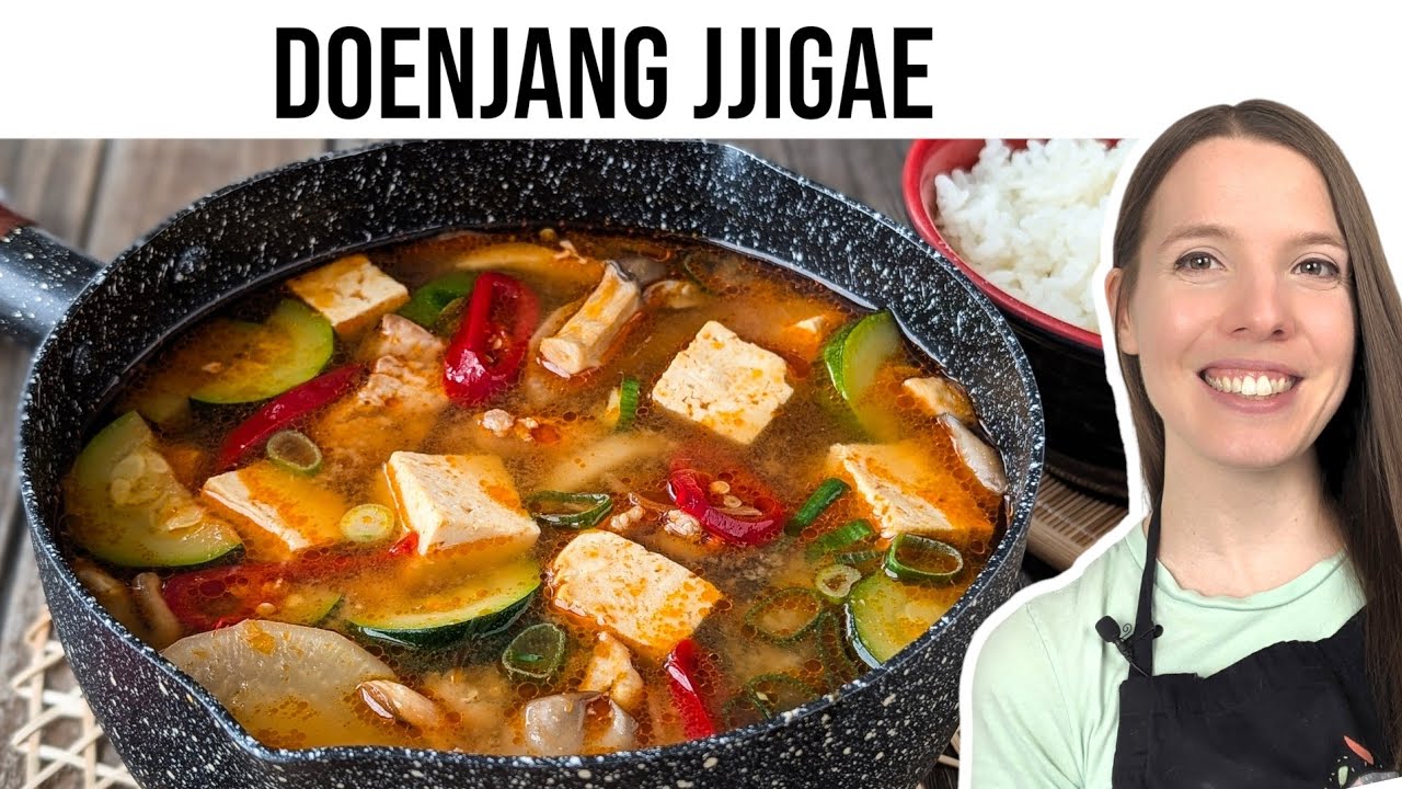 Recette Coréenne: Ragoût de Pâte de Soya Fermentée - HOP DANS LE WOK