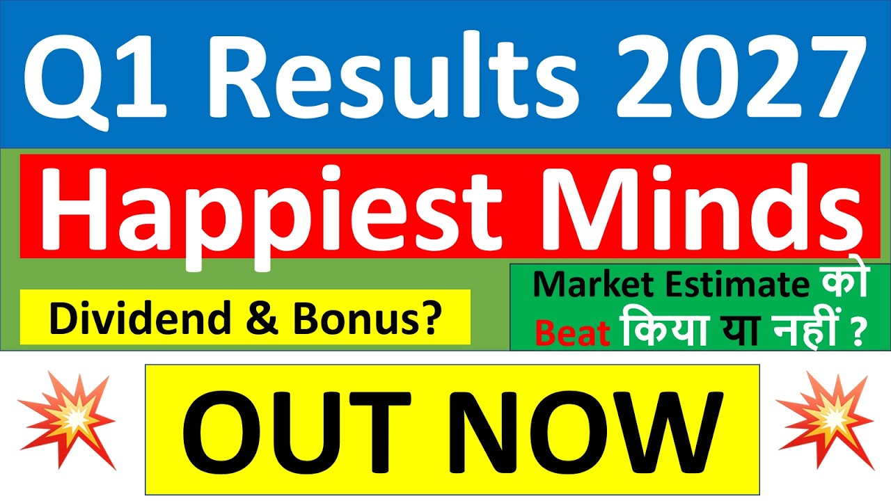 Happiest Minds q1 results 2027 | Happiest Minds results today | Happiest Minds Share News today