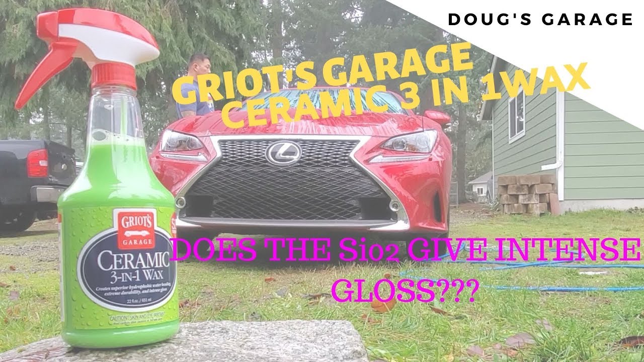 GRIOTS GARAGE CERAMIC 3 IN 1 WAX DOES THE SI02 GIVE INTENSE GLOSS???