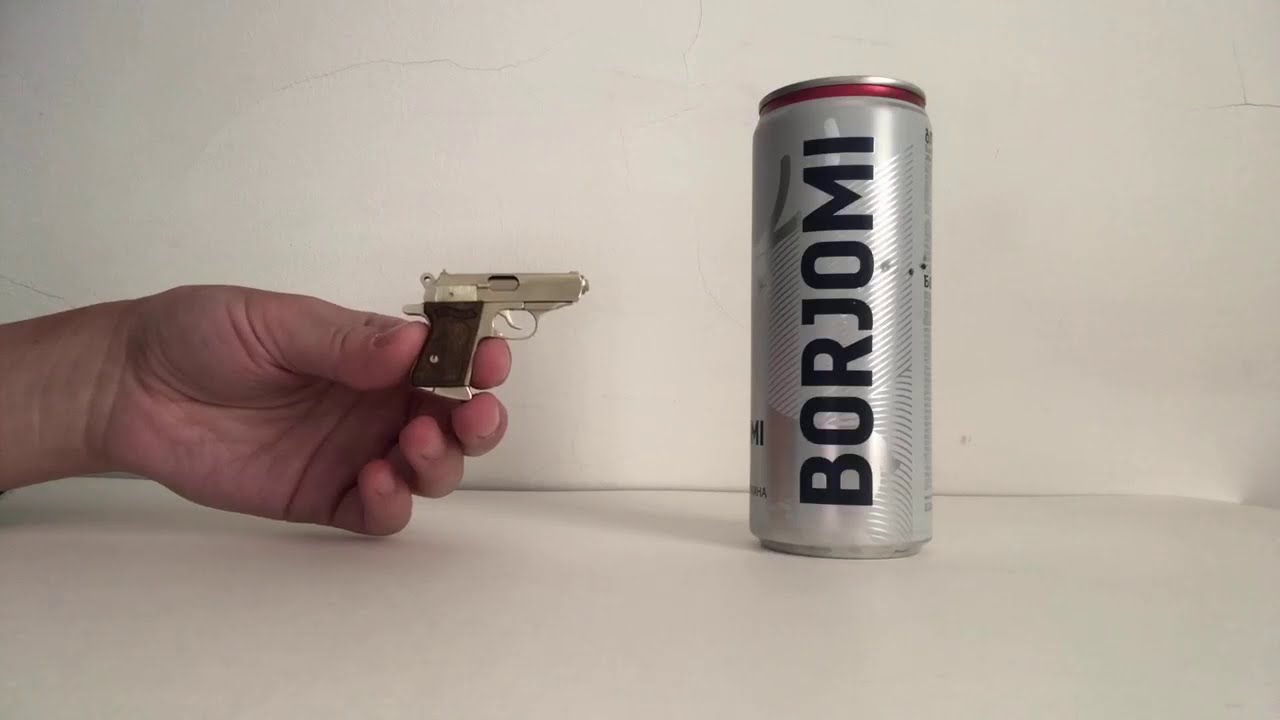 MINIATURE GUN: the Slide Walther PPK in action | 2mm Centerfire Gun | mini WaltherPPK | Gift for Men