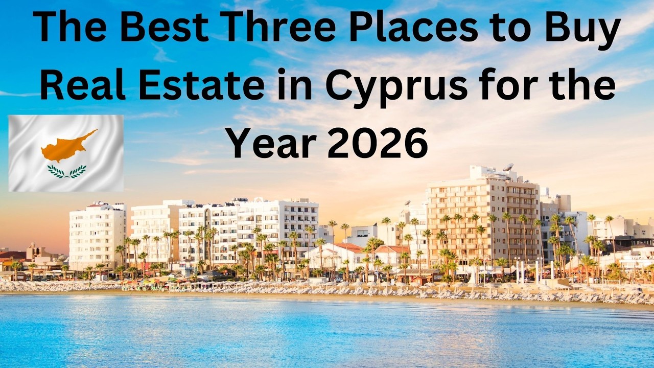 Real Estate in Cyprus. The Best Three Places to Buy in 2026