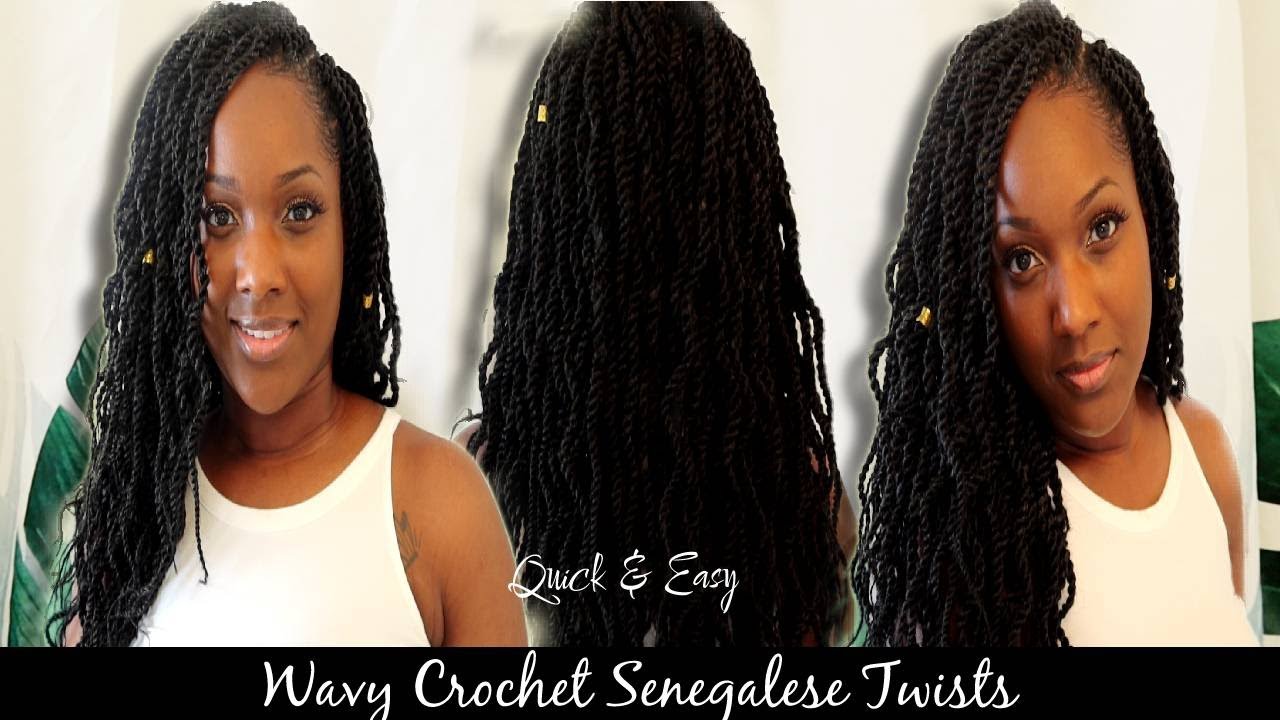 CROCHET SERIES: Quick + Easy! WAVY SENEGALESE TWISTS (PINTEREST INSPIRED)