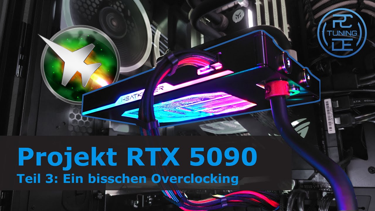 Projekt GeForce RTX 5090 - Teil 3: Ein bisschen Overclocking