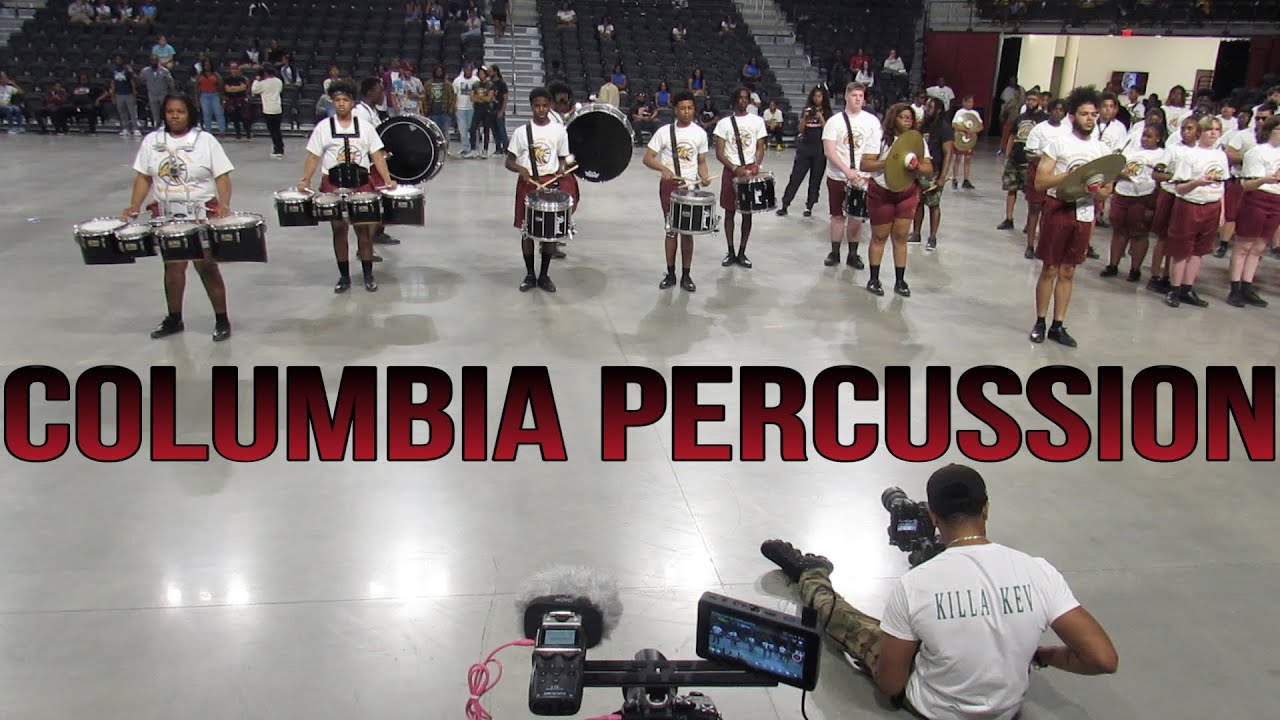 Columbia High School Percussion (AL) Floor Cadence 2023 Rocket City Gym Jam Battle Of The Bands