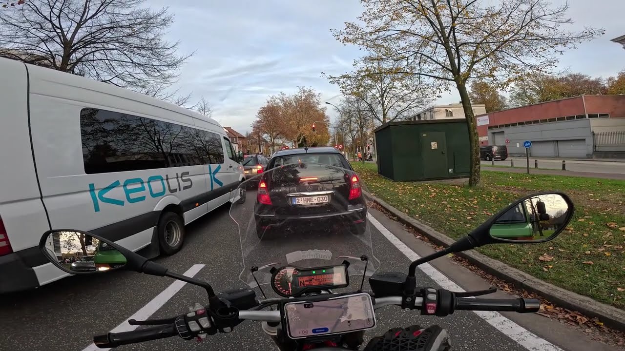 Van huis richting de handkine az sint lucas #belgië #bmwr1200r #4k #495