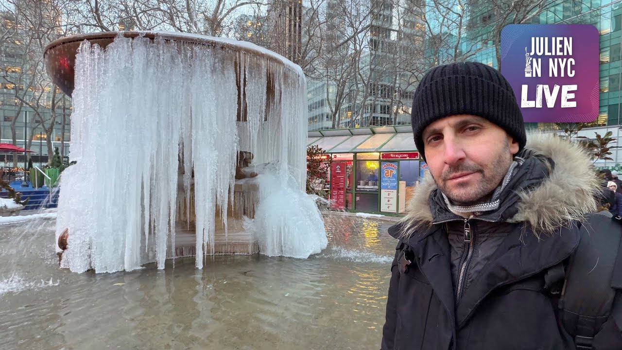 NEW YORK CITY Live - How to survive this ❄️freezing cold❄️ for 2 hours? - January 30 2026 - 5:45 PM