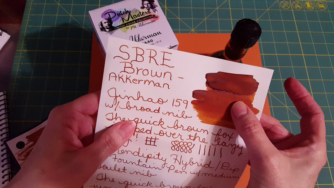 SBRE Brown ~ Akkerman Ink Review