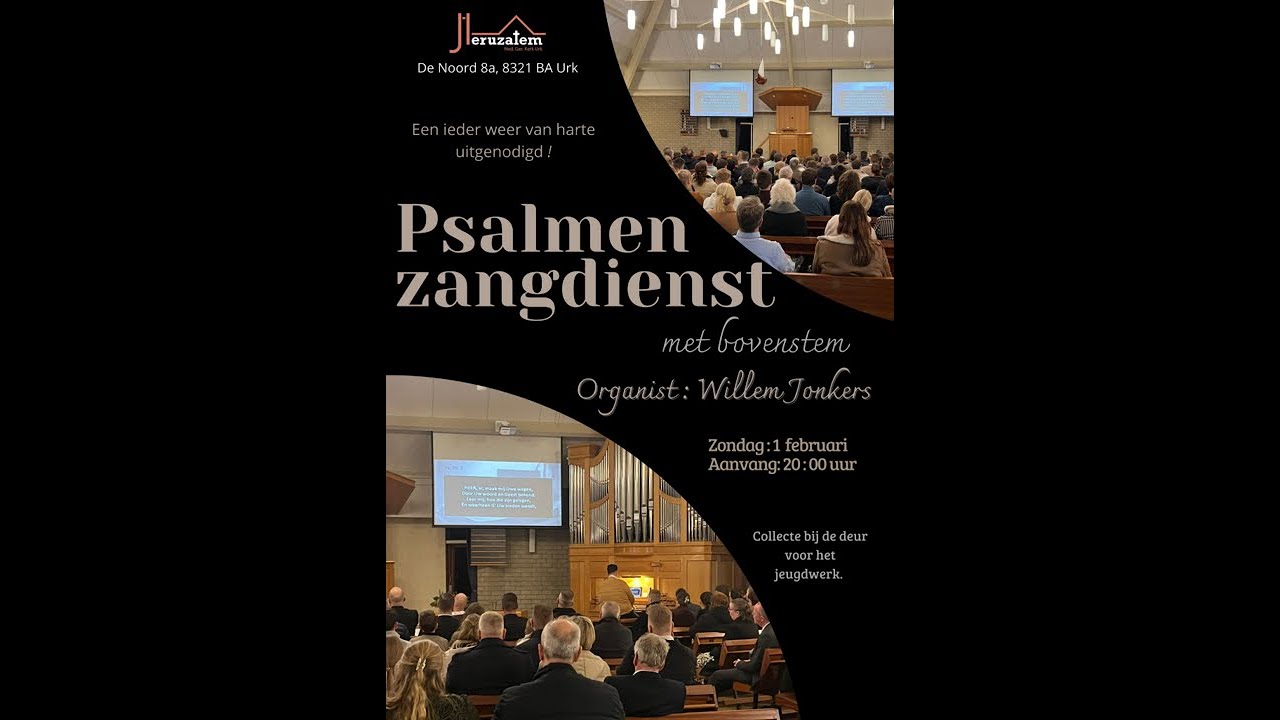 NGK Jeruzalem Kerk Urk | Psalmenzangdienst met bovenstem 1 februari