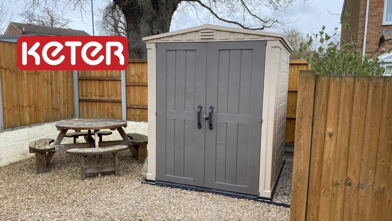 Keter Factor Apex 6x6 Shed Time lapse Build