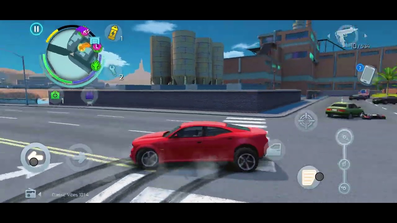 Drift Pe Drift 🔥🏎️ | Crazy Car Drift + Police Fight & Chase | Gangster Vegas Gameplay##viralreels 
