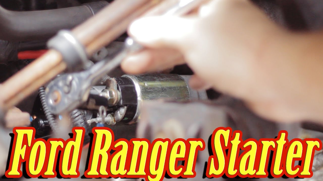 Как заменить стартер в Ford Ranger (механика, 5 ступенчатая коробка передач) ✔