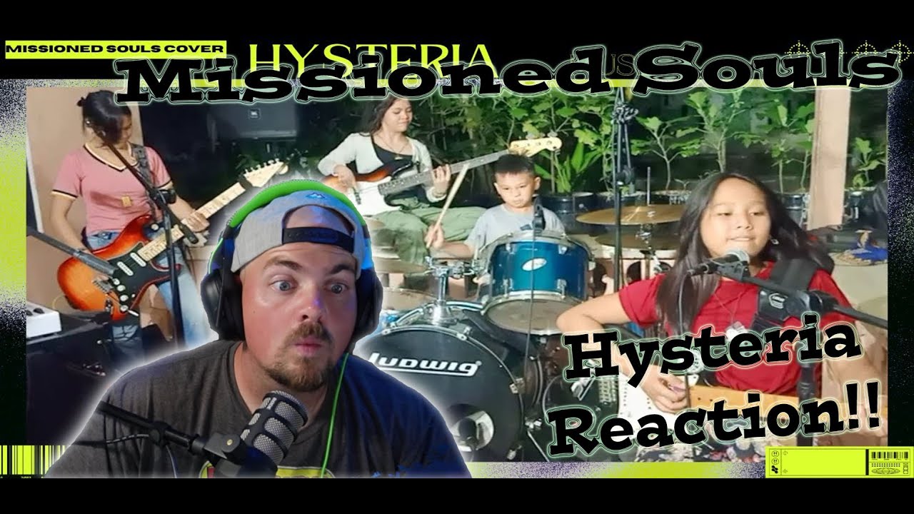 Missioned Souls - Hysteria - Reaction - HOW ARE THESE KIDS SO GOOD!!!