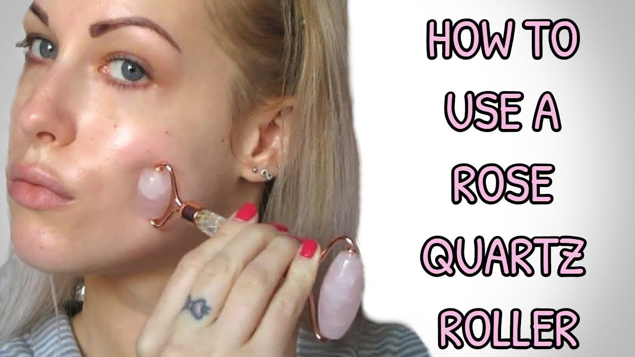 HOW TO USE A ROSE QUARTZ FACE ROLLER 💎