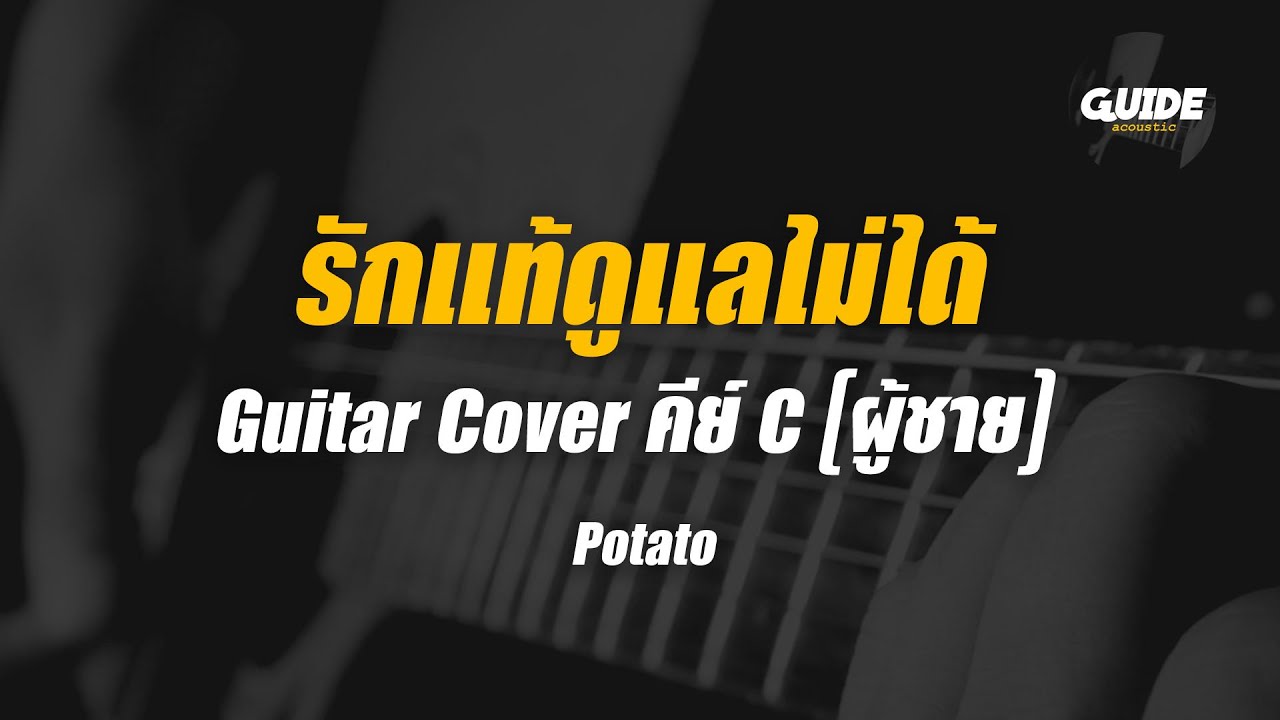 รักแท้ดูแลไม่ได้ - potato cover by Guide acoustic กีต้าร์ คีย์ผู้ชาย