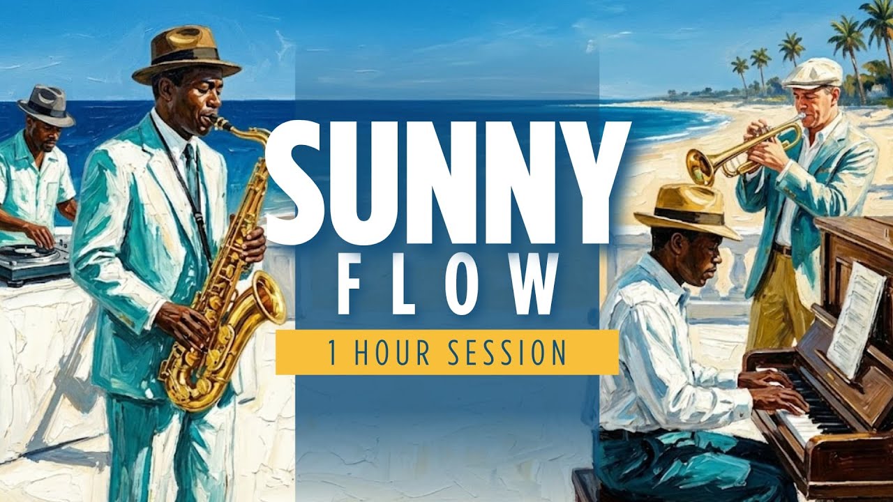 Sunny Flow 🎷 Upbeat 50s Jazz Lofi (1 Hour Focus)