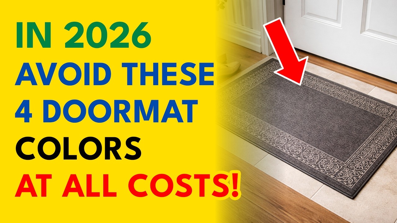 In 2026, Never Use These 4 Doormat Colors At Your Front Door &mdash; Colors That Bring Bad Luck & Poverty