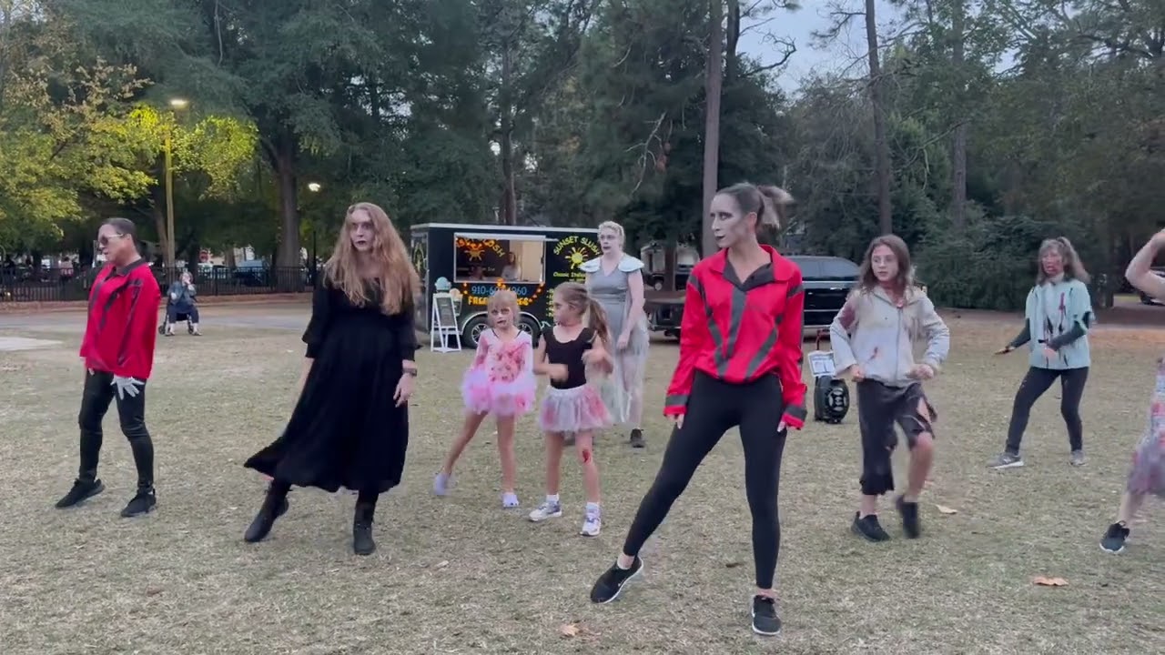 Sandhills Zombies Flash Mob in SP