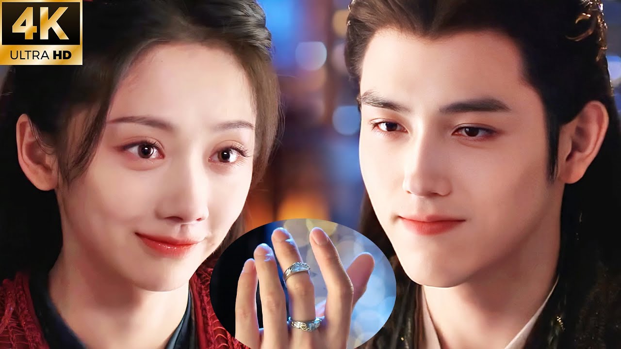 【2025 New Movie】灰姑娘恢復記憶，掏出戒指向惡魔王子求婚，惡魔王子害羞到滿臉通紅💎🥰#献鱼 #陈飞宇 #WhenDestinyBringsTheDemon