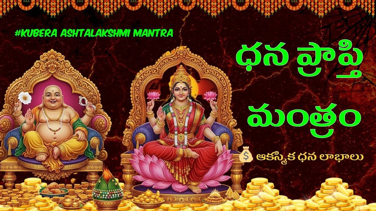 Kubera AshtaLakshmi Mantra | 💰 Ultimate Wealth & Abundance Chant | Miracle Money Unlocking