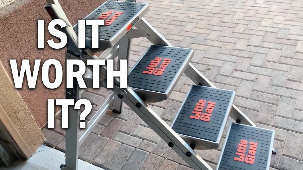 Little Giant Ladder Systems 10410BA Safety Step Ladder Review - Is It Worth It?